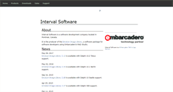 Desktop Screenshot of intervalsoftware.com